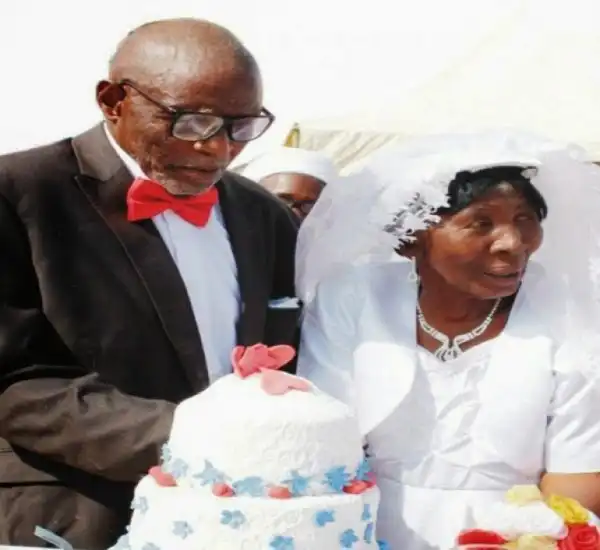 Hehe!! 107-Year Old Man Weds 95-year Old Woman In Nigeria