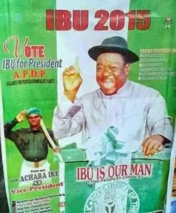 LWKMD!!! Mr. Ibu Also Joins Politics; SEE HIS CAMPAIGN POSTER