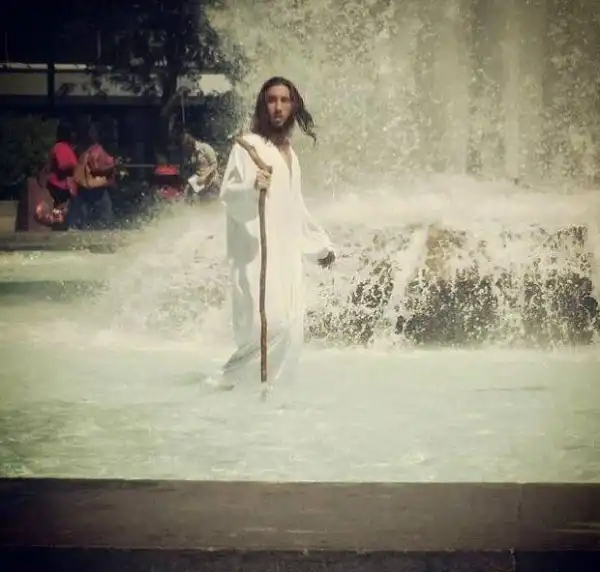 Man Claiming Jesus Was Arrested For Walking Ontop Water (See Photos)
