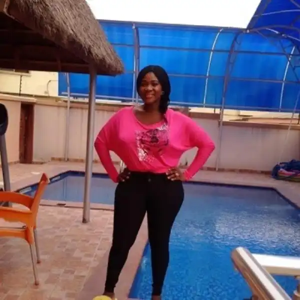Mercy Johnson Returns To Nigeria With Her Son