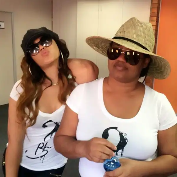 Mummy’s Girl, Nadia Buari Shares Happy Moment Photos With Mom On Set | PHOTOS