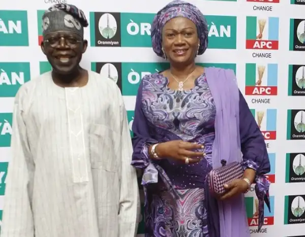My Husband Never Supported My Re-election To The National Assembly - Tinubu