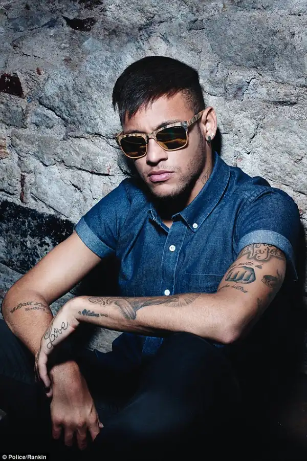Neymar Revealed As Face Of Police Sunglasses