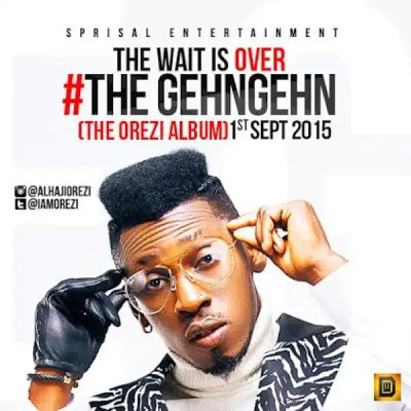 Orezi Set To Drop Long Awaited Album