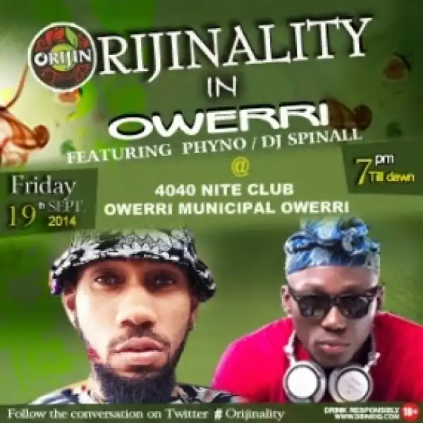 Orijin and Phyno set it off in Owerri and Umuahia.