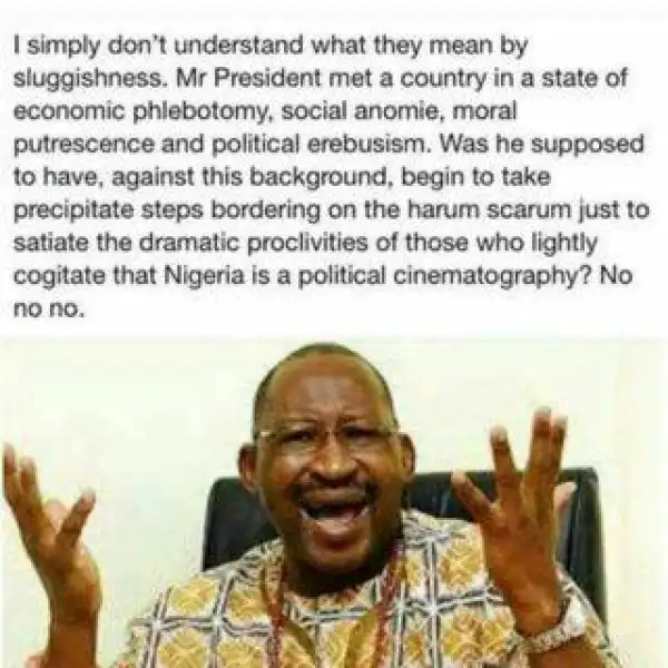 Patrick Obahiagbon Speaks About Buhari