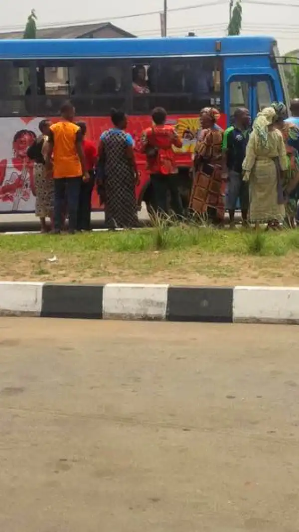 Photo: Woman Delivers Baby Boy inside BRT Bus