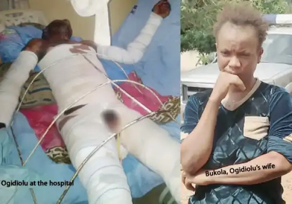 Photo of woman who set husband