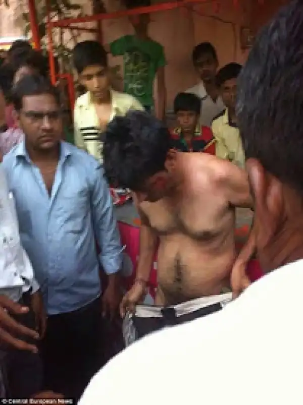 Photos: 40yrs old Man gets Castrated for Trying to R*P€ Teenager in India
