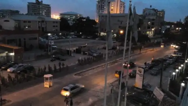 Photos: Camel Leads Soldiers Out For Early Morning Exercise In Lagos