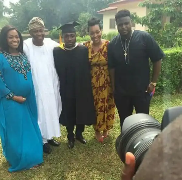 Photos: Davido Graduates from Babcock University, Ogun State