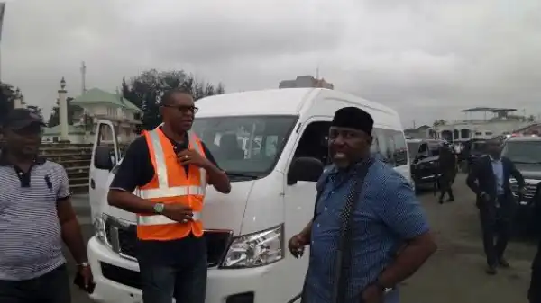 Photos: Gov. Okorocha Monitors Sanitation Exercise In The State This Morning