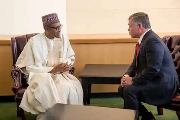 Photos: President Buhari Meets With His Majesty, King Abdullah II Of Jordan