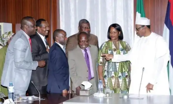 Photos: President Buhari Meets With PENCOM Officials