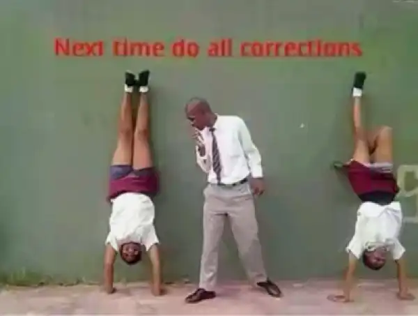 Right Or Wrong? See How A Male Teacher Punished 2 Female Students
