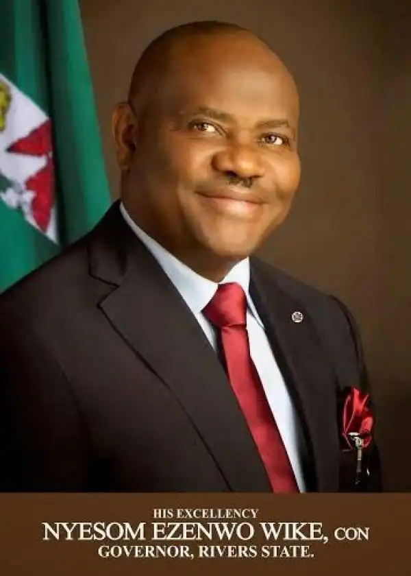 Rivers State Governor Elect Nyesom Wike Unveils Official Portrait 
