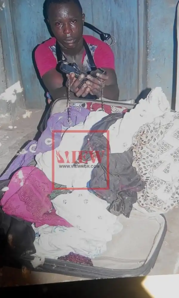 Thief Made To Carry Box Of Clothes He Stole On His Head