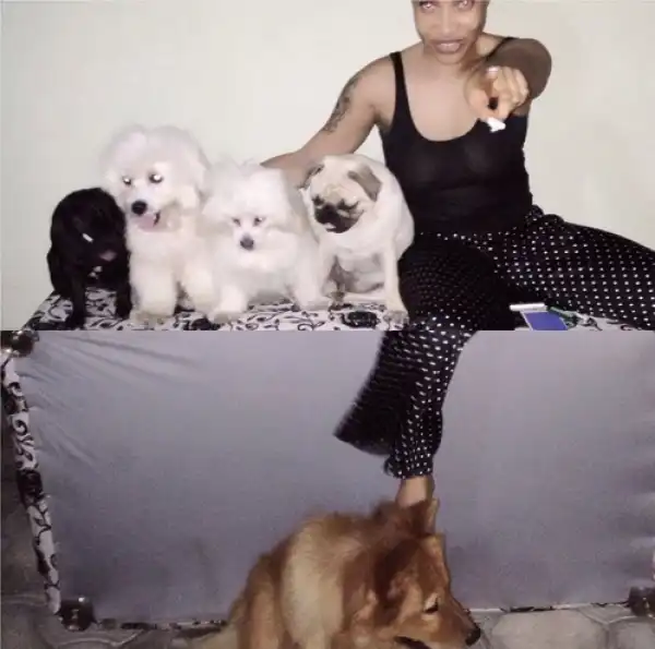 Tonto Dikeh Exposes Her Goodies On Instagram