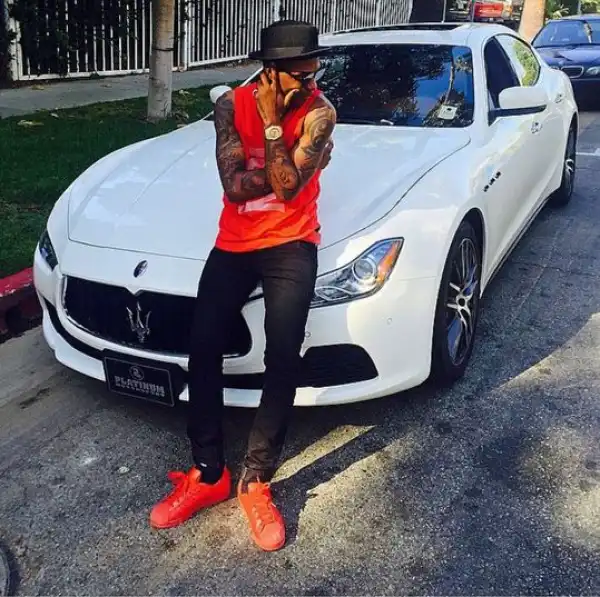 Wizkid Flaunt His New Tattoo In New Photo