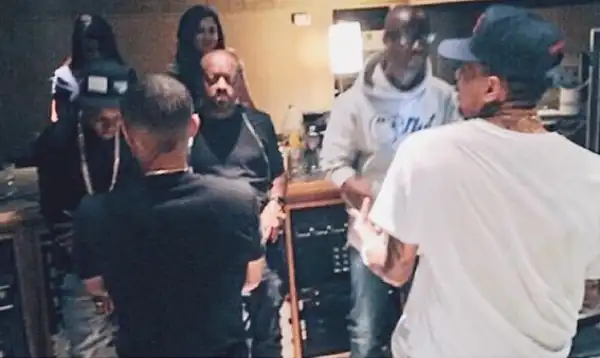 Wizkid Pictured With Chris Brown, Jermaine Dupri, Bow Wow