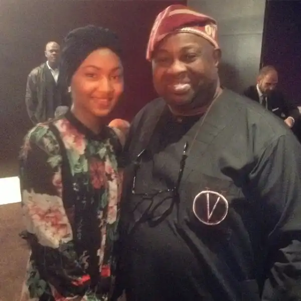 Zahra Buhari Meets Ovation Boss, Dele Momodu in London (Photo)