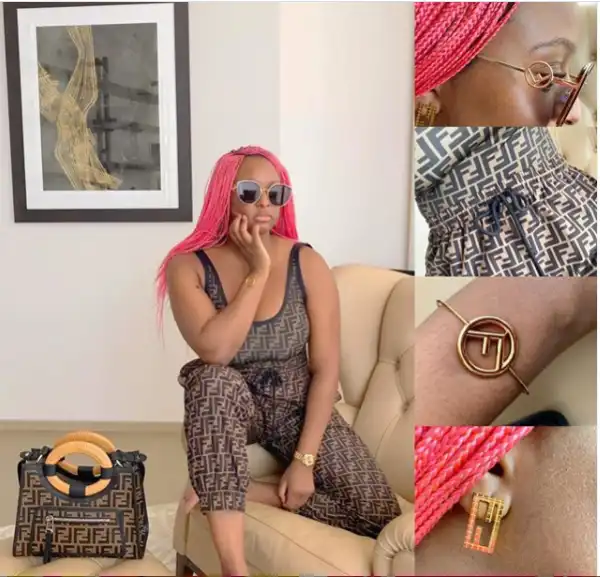 DJ Cuppy drips in head-to-toe Fendi in new stylish photos