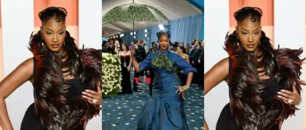 Nigerian Singer Tems Dazzles in Ankara at 2025 Met Gala