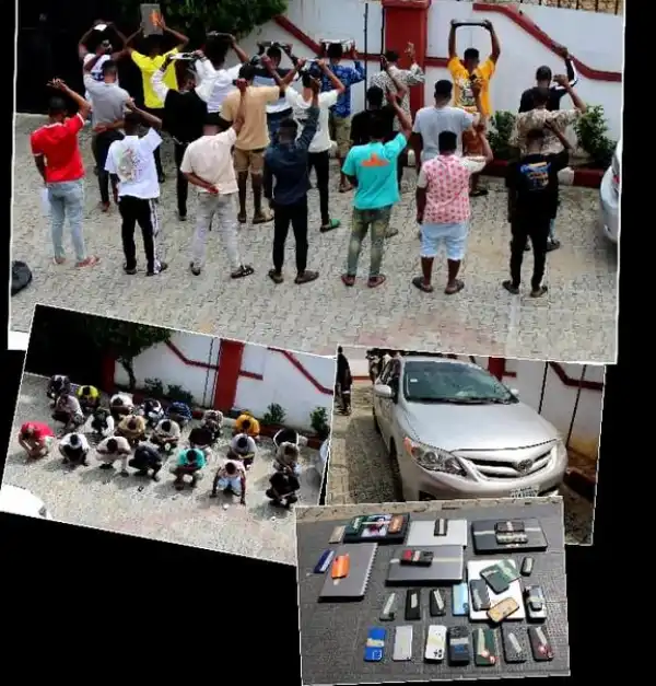 Twenty-two Suspected Internet Fraudsters Arrested In Uyo