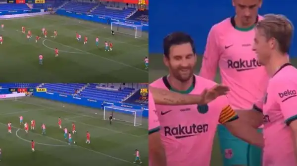 Messi Smiles Again: Uses Weaker Right Foot To Score Great Goal