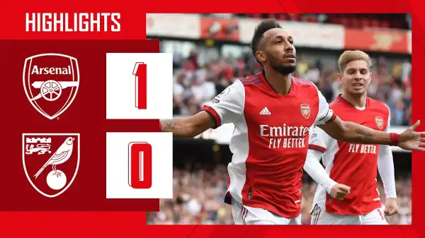 Arsenal vs Norwich City 1 - 0 (Premier League 2021 Goals & Highlights)
