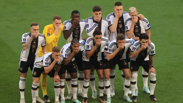 Germany stage alternative protest after FIFA ban OneLove armband