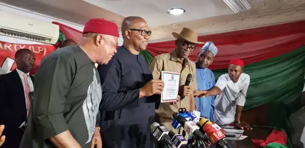 Peter Obi Receives Certificate Of Return As Labour Party Presidential Candidate