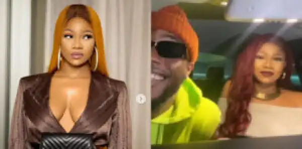 Tacha spotted kissing Nigerian singer l.A.X in new viral video