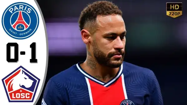 PSG	vs Lille 0 - 1 (Ligue 1 Goals & Highlights 2021)