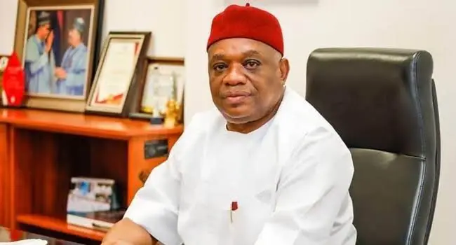 Jombo commiserates with Sen Orji Kalu over wife’s death