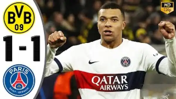 Dortmund vs PSG 1 - 1 (Champions League Goals & Highlights)