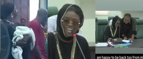 “I am happy to be back”- Natasha Idibia Expresses Joy as She Returns to Work After Maternity Leave