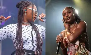 Tems performs on stage with Ayra Starr [VIDEO]