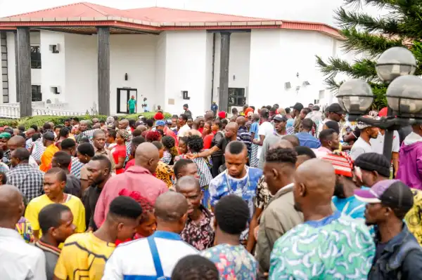 Supporters Storm Orji Kalu