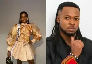 Flavour Reacts as Fans Joke About “Hiding” Miss Universe Runner-Up Chidinma Adetshina from Him