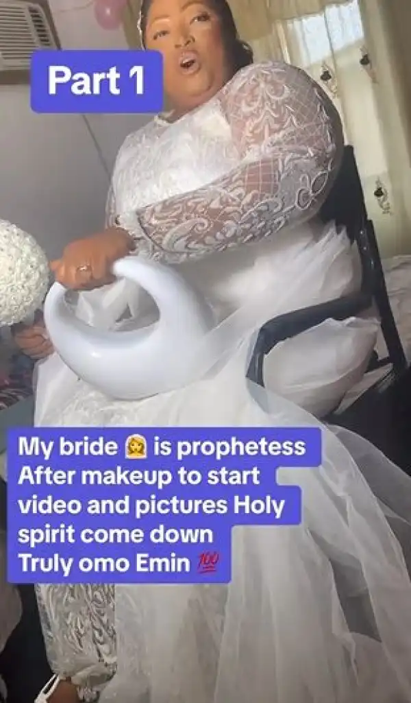 Prophetess Reportedly Falls Under The Influence Of The Holy Spirit After Makeover Session For Her Wedding (Video)