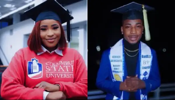 MC Oluomo’s Two Children Graduate From US Universities