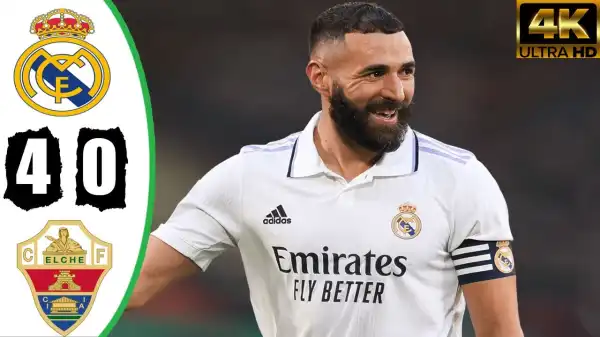 Real Madrid vs Elche 4 - 0 (Laliga 2023 Goals & Highlights)