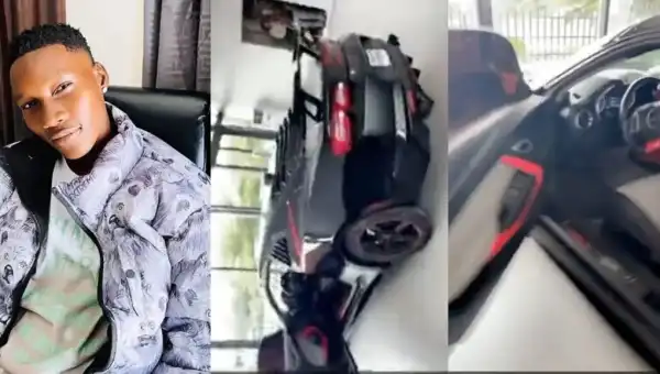 Singer Naira Marley’s signee, Zinoleesky Acquires An Expensive Ride (Video)