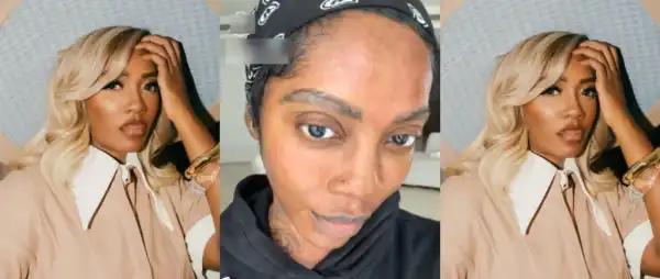 Fans React As Tiwa Savage Flaunts Makeup-Free Look After Skincare Session