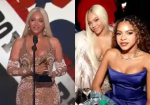 Beyoncé Faces Backlash Online As Her 13-Year-Old Daughter Rocks Cleavage-Revealing Dress To Grammy