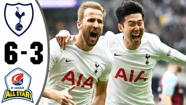 Tottenham vs K-League All Stars 6 - 3 (Friendly 2022 Goals & Highlights)