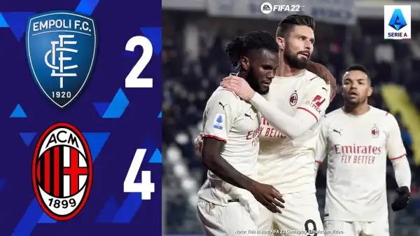 Empoli vs Milan  2 - 4 (Serie A  2021 Goals & Highlights)