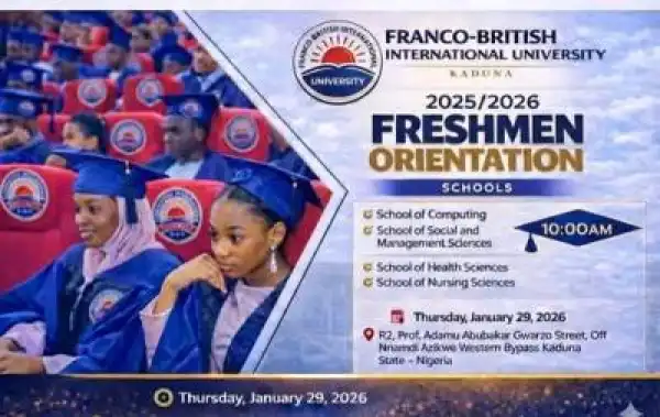 Franco-British International University announces orientation for freshmen, 2025/2026