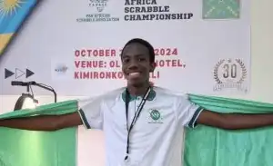 UNILAG 500-level pharmacy student crowned youngest african scrabble champion with victory in Kigali